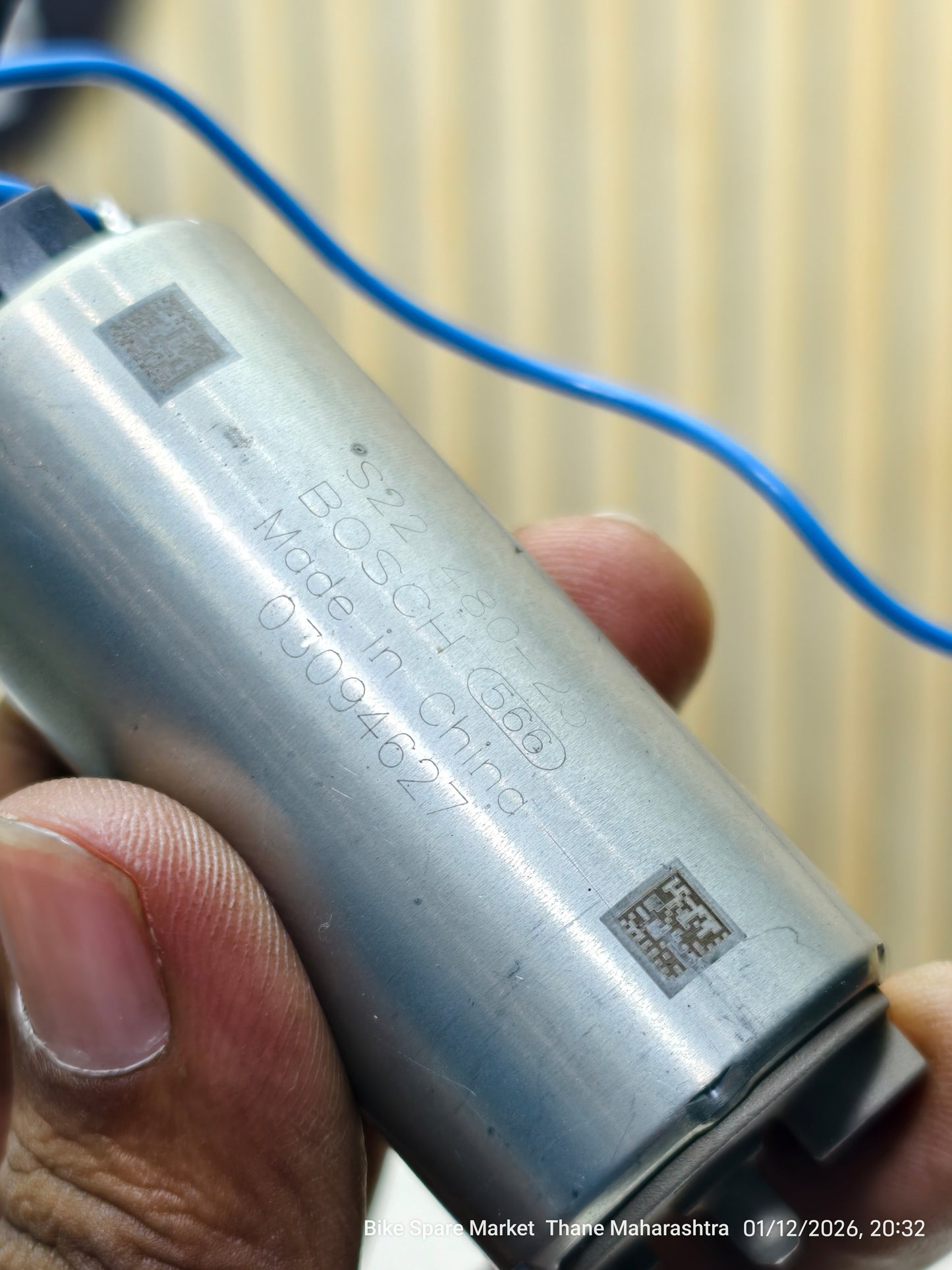 Original Bosch Fuel Pump Motor Compatible With KTM Bajaj TVS RE BMW (3M Warranty)