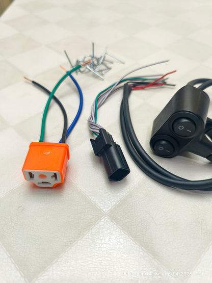 Honda CB 350 , Rs , H'ness Headlight Conversation Kit ( Switch , Coupler , Lock Clips )