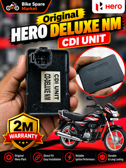Original Hero Deluxe NM CDI 2m Warranty
