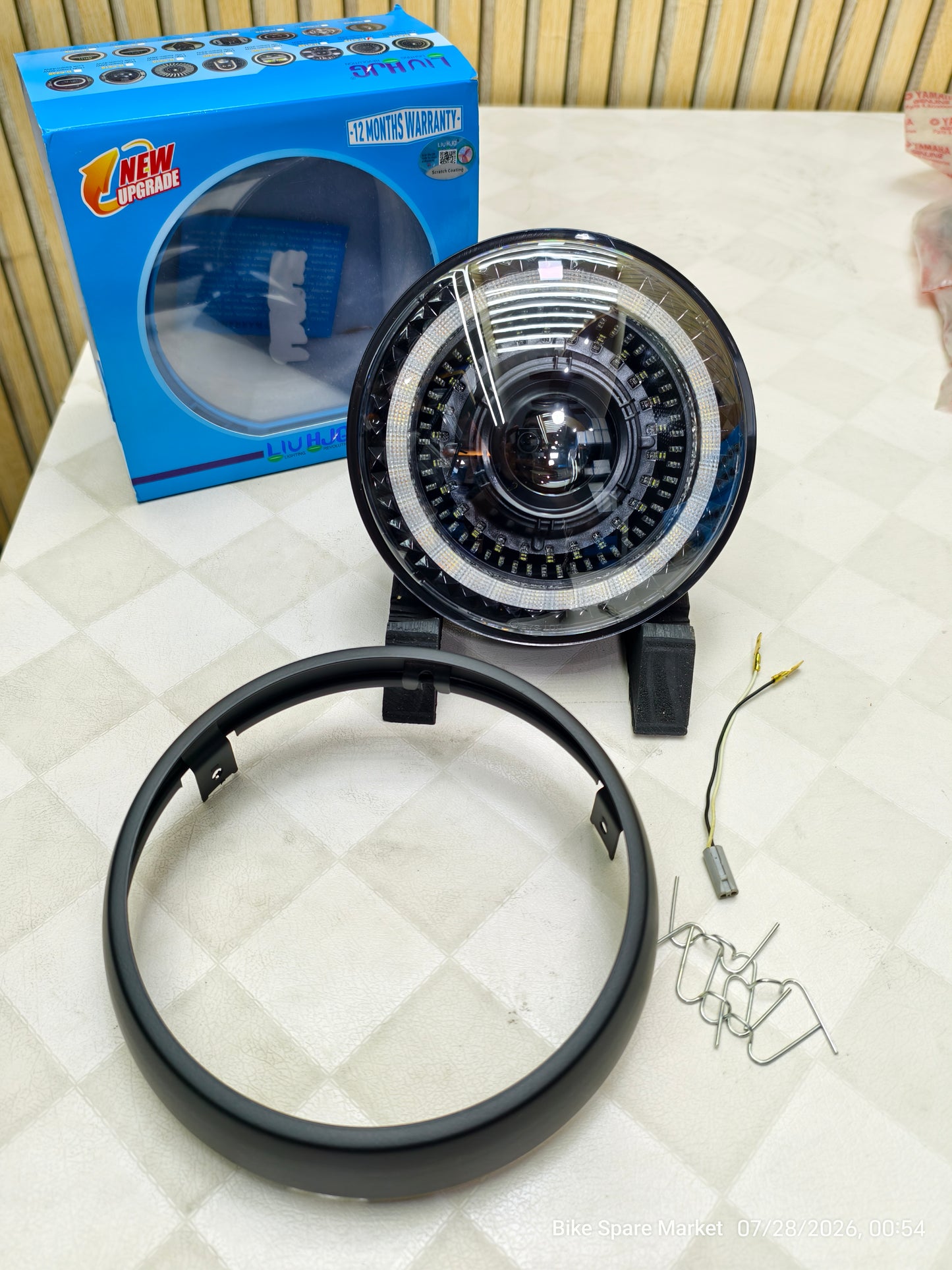 (Meteor 350 Halogen) Hjg C-175 Projector Headlight 94 Watt High 52 Watt Low 42 watt Full Kit ( 6m Warranty )