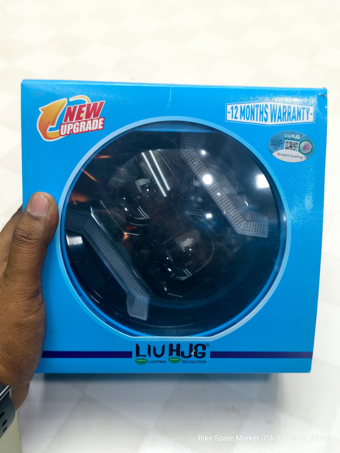 HJG HEXAGON (C284) HEADLIGHT HIGH 52W LOW 42w (6m warranty )