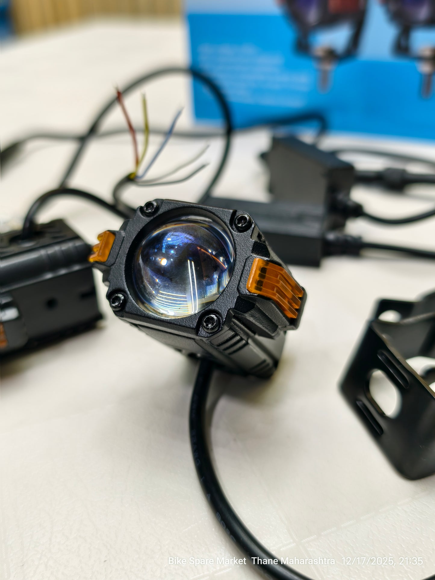 HJG SPACESHIP MINI V3 FOG LIGHT 80W WITH RED DRL ( 6M WARRANTY )