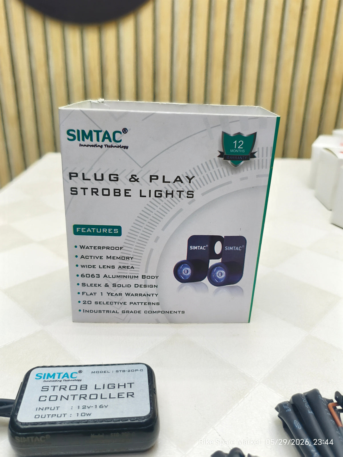 Simtac Strobe Light 20 Pattern Plug And Play ( 1 year warranty )